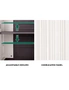 Livsip Outdoor Storage Cabinet Box Garden Garage Cupboard Adjustable Lockable, hi-res