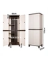 Livsip Outdoor Storage Cabinet Box Garage Garden Cupboard Adjustable Lockable, hi-res