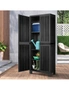 Livsip Outdoor Storage Cabinet Box Cupboard Garage Garden Adjustable Lockable, hi-res