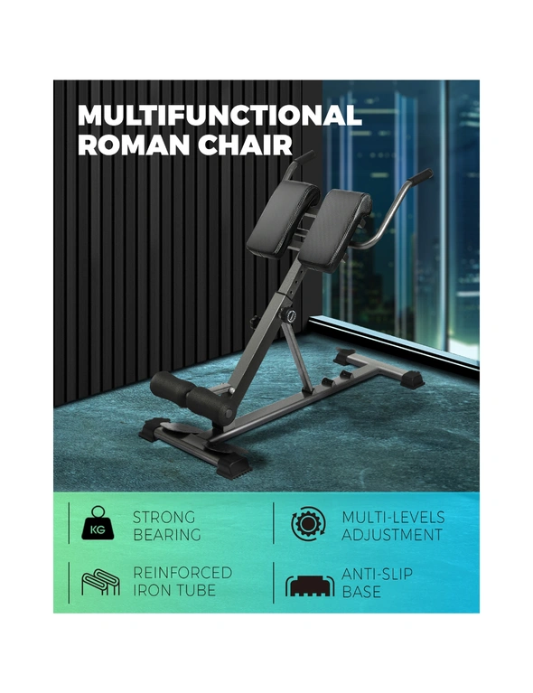 Finex Weight Bench Back Hyperextension Roman Chair Fitness Home Gym Equipments, hi-res image number null