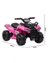 Mazam Ride On Car Electric ATV Bike Vehicle for Toddlers Kids Rechargeable Pink, hi-res