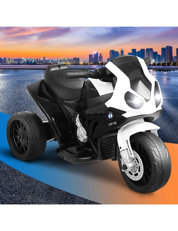BMW Kids Ride On Car Motorcycle Police 3 Wheels Toy Tricycle Electric Bike Car, hi-res image number null