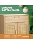 Oikiture Sideboard Cabinet Buffet Rattan Furniture Cupboard Hallway Table Wood, hi-res