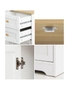 Oikiture Buffet Sideboard Cabinet Storage Cupboard Hallway Kitchen Drawers Table, hi-res