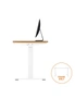 Oikiture Standing Desk Frame Only Height Adjustable Motorised Sit Stand Table, hi-res