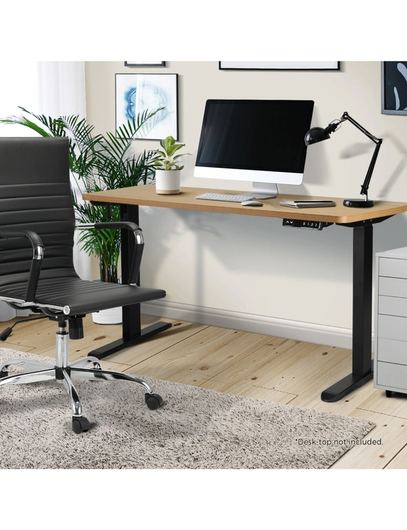 Oikiture Standing Desk Frame Only Height Adjustable Motorised Desk Dual Motor, hi-res image number null