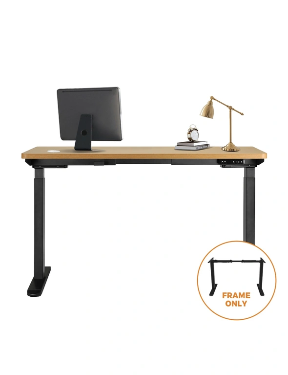Oikiture Standing Desk Frame Only Height Adjustable Motorised Desk Dual Motor, hi-res image number null