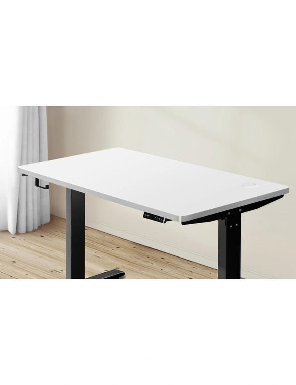 Oikiture Standing Desk Electric Height Adjustable Motorised Sit Stand Desk Rise, hi-res image number null