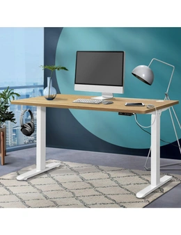 Oikiture Standing Desk Electric Height Adjustable Motorised Sit Stand Desk Rise