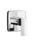 Welba Shower Mixer Tap Bathroom Wall Tapware Brass Tapware Square Black, hi-res