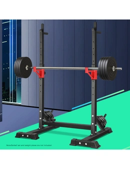Finex Squat Rack Adjustable Barbell Rack Weight Bench Press Barbell Bar Stand