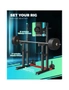 Finex Adjustable Squat Rack Weight Bench Press Barbell Bar Stand Weight Lifting, hi-res