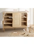 Oikiture Shoe Rack Shoes Storage Cabinet Sideboard Organiser Rattan Furniture, hi-res