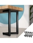 Oikiture 4X Coffee Dining Table Legs Bench Box Steel Metal Industrial 71 X 71CM, hi-res