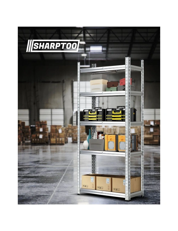 Sharptoo 4x1.5m Garage Shelving Shelves Warehouse Racking Storage Rack Pallet, hi-res image number null