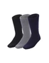 3 Pairs BAMBOO SOCKS Mens Heavy Duty Premium Thick Work Socks Cushion BULK - Navy Blue - 6-11, hi-res
