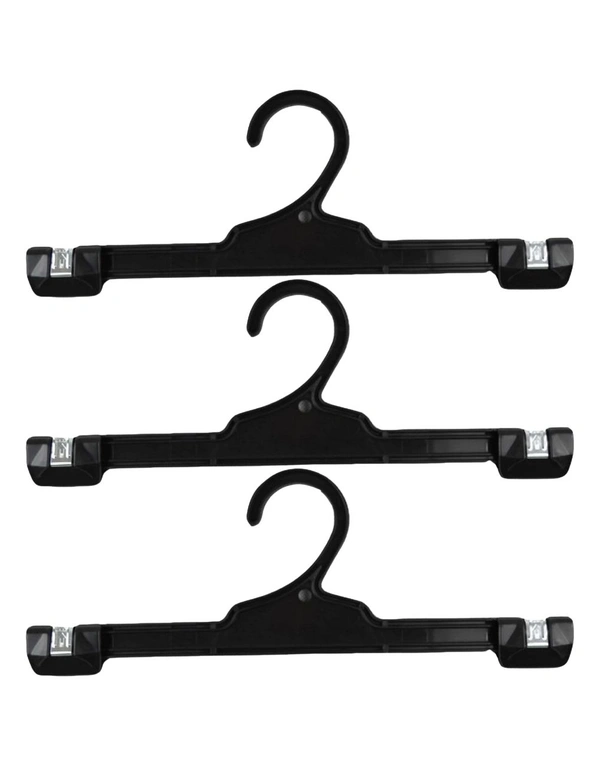 3x CLIP HANGERS Push Down Hanger 310mm Commercial Pants Skirts Shorts Dress R310, hi-res image number null