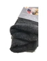 1 Pair Merino Wool Blend Woolen Work Socks Hiking Heavy Duty Warm Winter Thermal - Charcoal - 7-11, hi-res