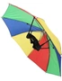 RAINBOW UMBRELLA HAT Rain Novelty Cap Costume Outdoor Camping Beach Fishing, hi-res