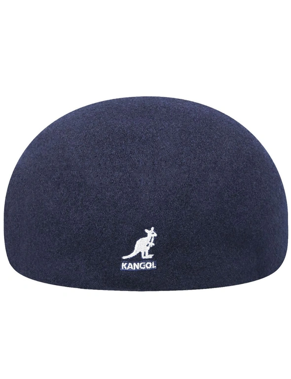 KANGOL Seamless Wool 507 Cap K0875FA Warm Winter Ivy Hat - Dark Blue (Navy) - M, hi-res image number null