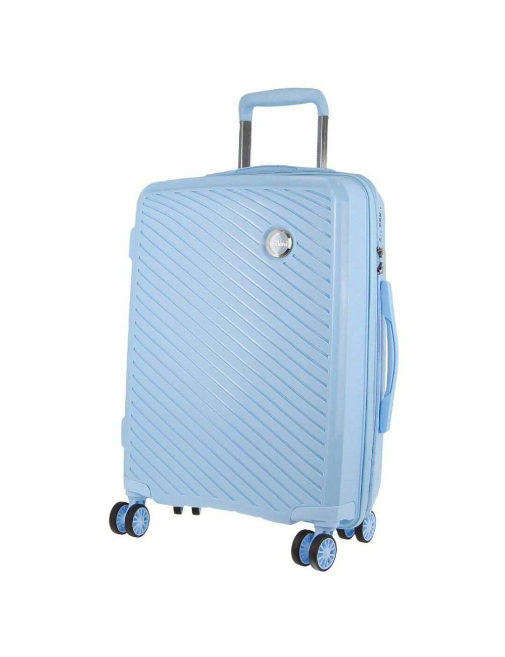 Light best sale blue suitcase