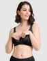 Clara Wirefree Front Closure Bra with Lace, hi-res
