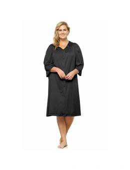 Exquisite Form Button-Front Knee Length Robe