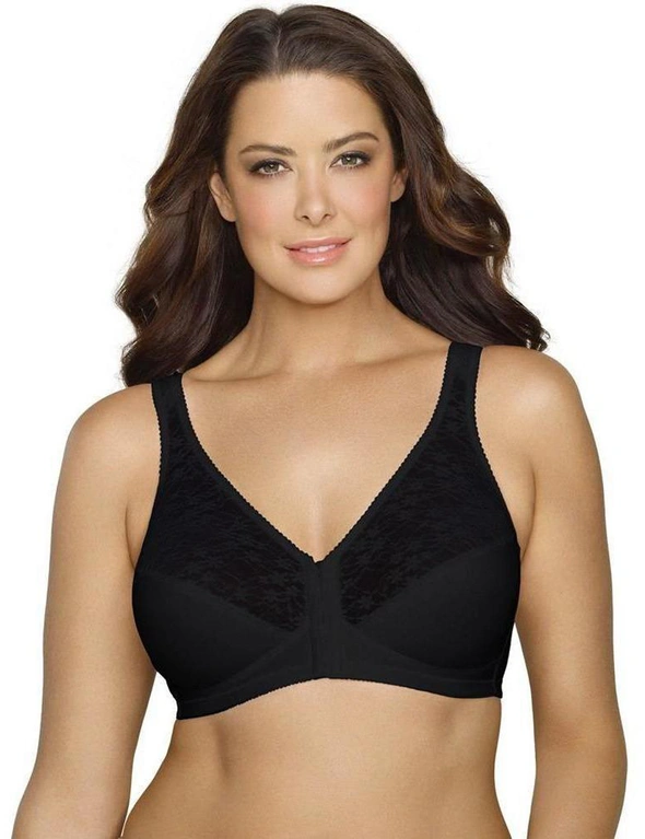 Front Close Wireless Lace Posture Bra, hi-res image number null