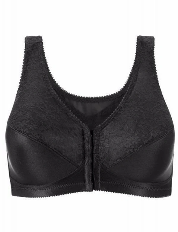 Front Close Wireless Lace Posture Bra, hi-res image number null