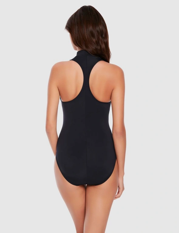 Coco Sporty Zip Up Tummy Control Swimsuit, hi-res image number null