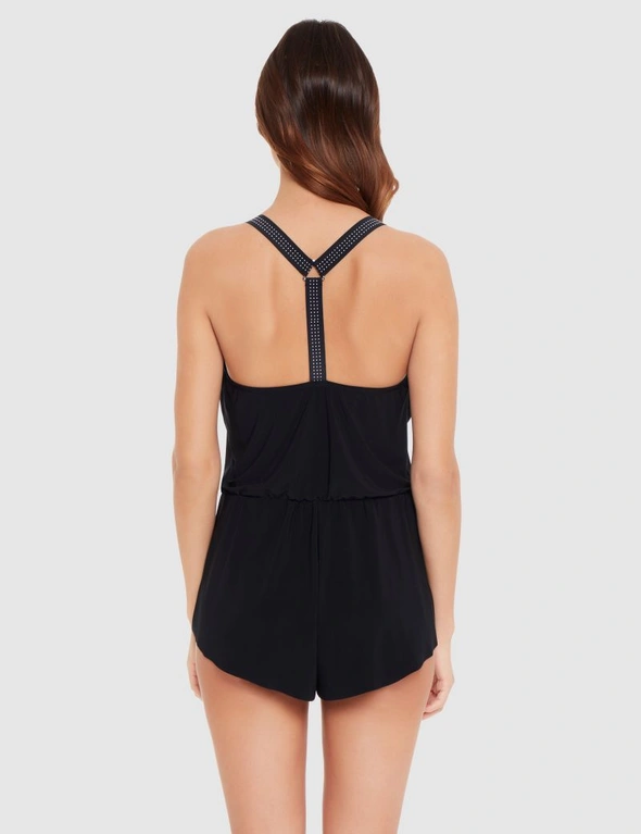 Star Studded Gaby Halterneck Romper Style Swimsuit, hi-res image number null