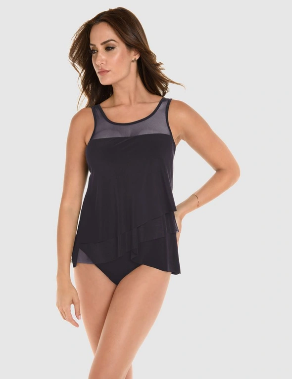 Illusionists Mirage Floaty Layered Tankini Top, hi-res image number null