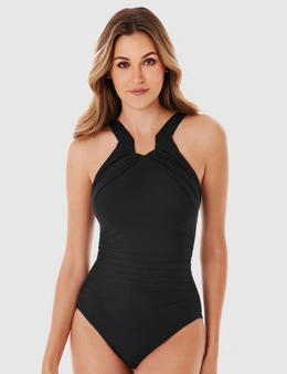 Rock Solid Aphrodite High Neck Shaping Swimsuit