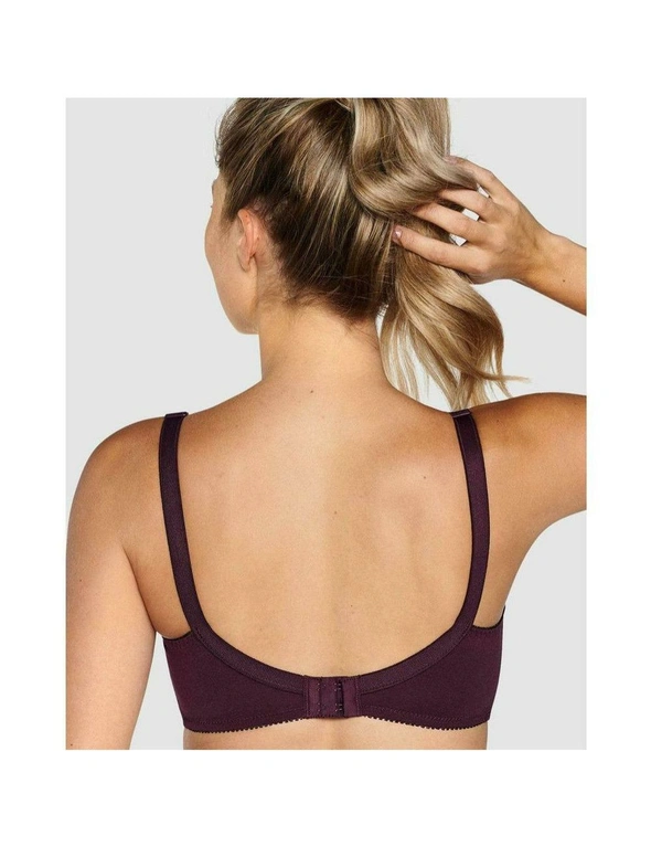 Women's Seamed Soft Cup Wirefree Cotton Bra Work Out Bra Womens