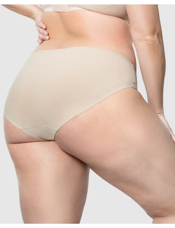 Bonded Seamless-Effect Hipster Brief