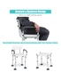 Costway Adjustable Shower Chair Non-Slip Bath Stool Seat Aid Bench Bathroom w/Shower Head Holder & Padded Armrest, hi-res