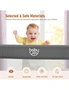 Costway Folding Toddler Safety Bed Rail Adjustable Protective Guard Baby Playpen Fence W/Safety Traps 180 x 56cm, hi-res