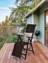 Costway 2x Outdoor Reclining Chairs Rattan Dining Recliner Armchairs Beach Outdoor Camping Patio Garden Backyard, hi-res