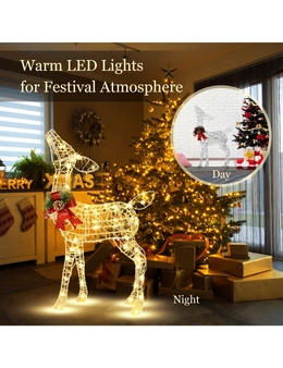Pre-Lit Reindeer Christmas Lights LED Christmas Deer Decoration Outdoor/Indoor Party Garden Home Decor