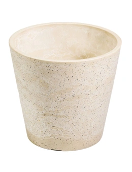 Designer Plants Imitation Stone (White / Cream) Pot