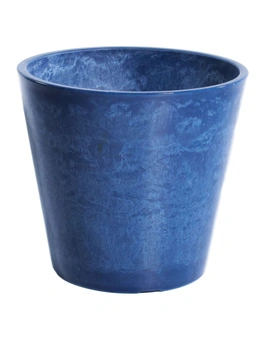 Designer Plants Glossy Blue Garden Pot