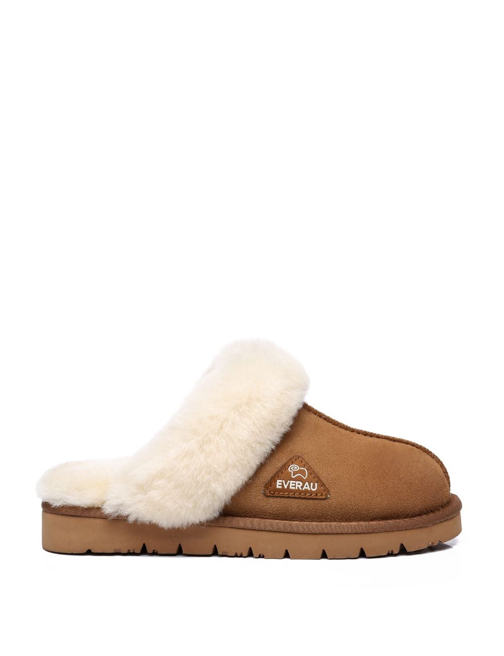 EVERAU Sheepskin Muffin Slipper Scuff | W Lane