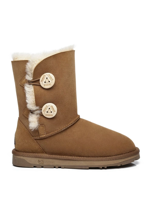 EVERAU Twin Button UGG Boots, hi-res image number null