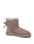 EVERAU® Double Faced Sheepskin Mini Back Single Bow Women Boots, hi-res
