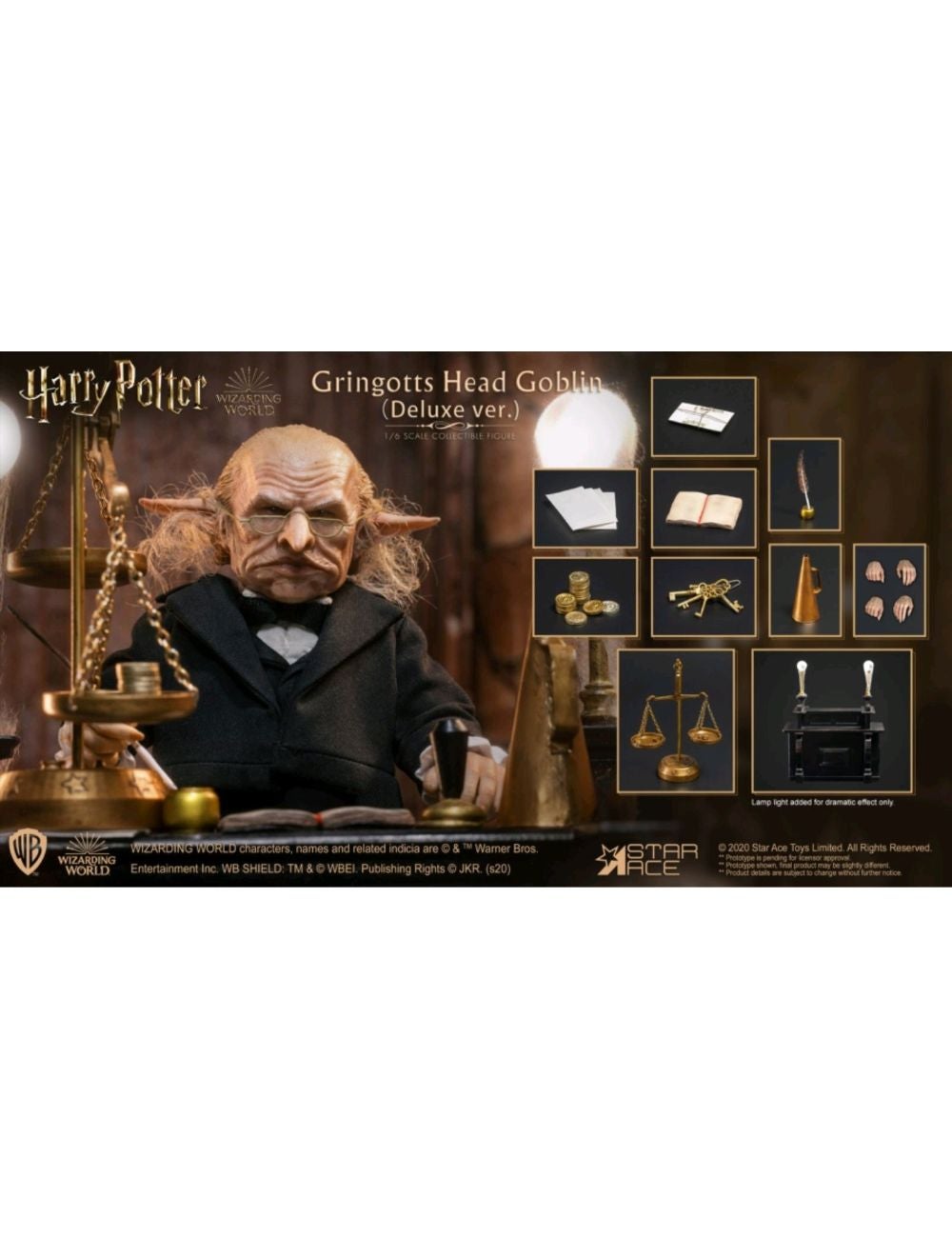 Harry Potter - Gringott's Head Goblin Deluxe Action Figure | Ezibuy ...