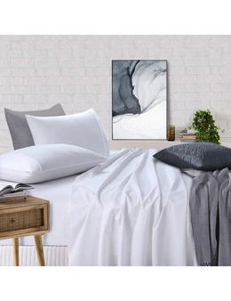 Elan Linen 100% Cotton Vintage Washed Bed Sheet Set