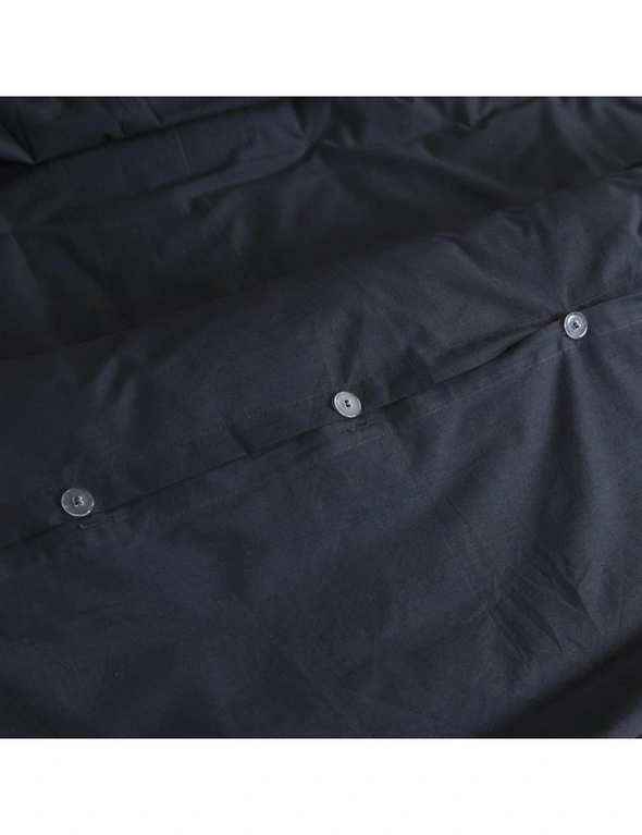 Elan Linen 100% Cotton Vintage Washed Quilt Cover Set, hi-res image number null