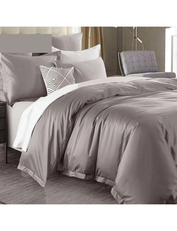 Benson 1000TC Egyptian Cotton Sateen Quilt Cover Set, hi-res image number null
