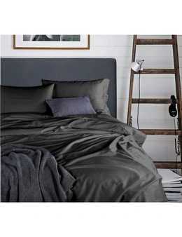 Premium Bamboo Blend Fitted Flat Sheet Pillowcases Bedding Set