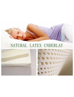 Benson PREMIUM QUALITY 100% Pure Nature Latex Mattress Topper Overlay Healthy Sleep